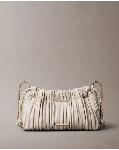 Calvin Klein - Mini Plissé Chain Crossbody Bag