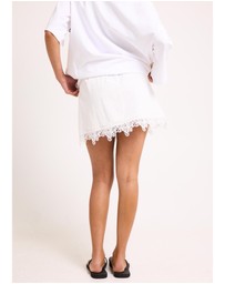 Subtitled - Adria Lace Mini Skirt