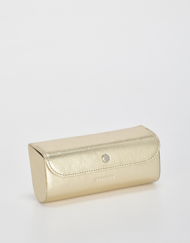 Cobb & Co - Idol Metallic Leather Glasses Case