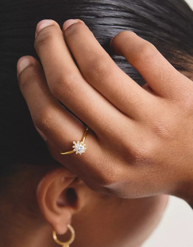 THOMAS SABO - THOMAS SABO Ring with zirconia in teardrop shape