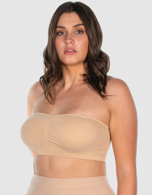 B Free Intimate Apparel - Swim Padded Support Bandeau (A-B-C-D-DD) Cup