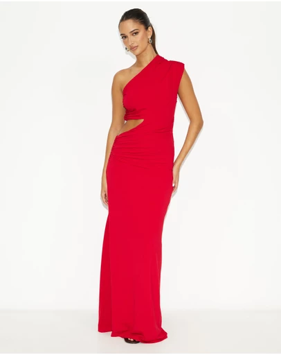 Dazie - Shoreline One-Shoulder Maxi Dress