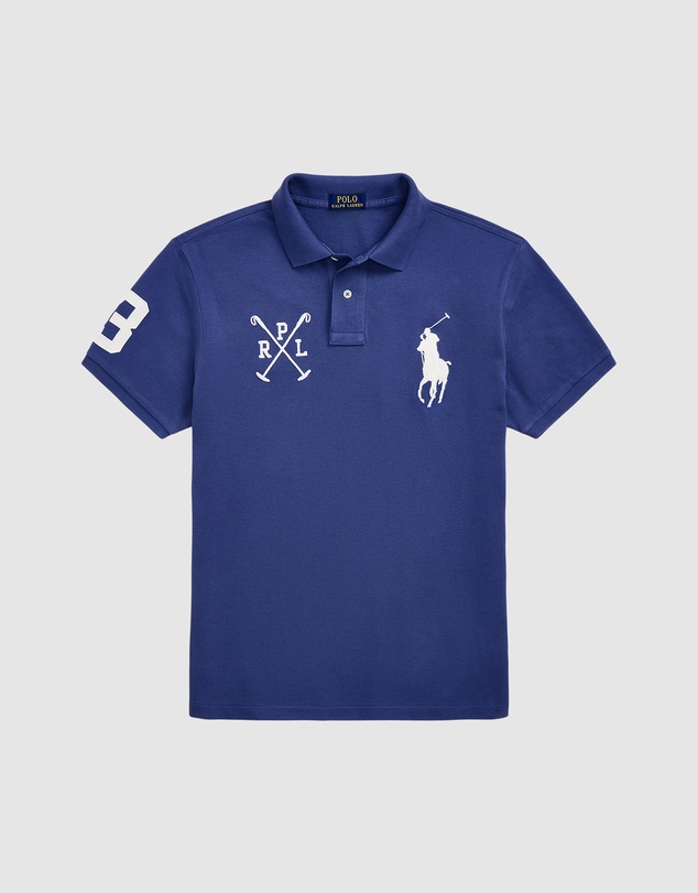 Polo Ralph Lauren - Custom Slim Fit Big Pony Mesh Polo Shirt