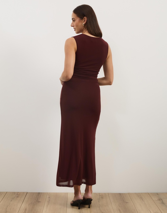 Atmos&Here - Nikkola Mesh Midi Dress