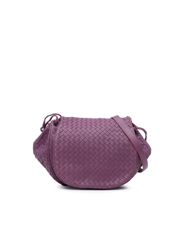 Bottega Veneta - Pre-Loved Nappa Intrecciato Flap Crossbody