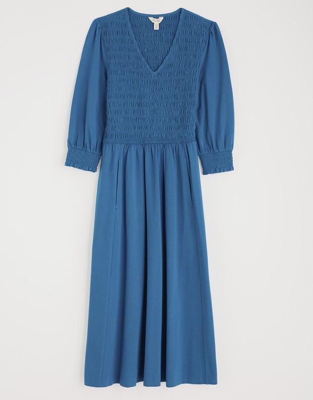 Seasalt - Sea Sound Jersey V-Neck Midi Dress