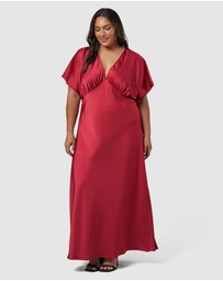 Pink Dusk by Curve Project - Want It All Maxi Dress