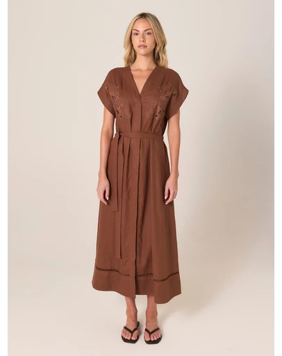 Fate + Becker - Aven Embroidered Dress