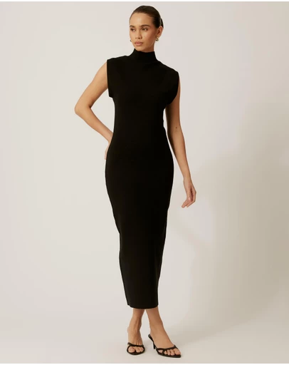 Tussah - Lori Crepe Knit Midi Dress
