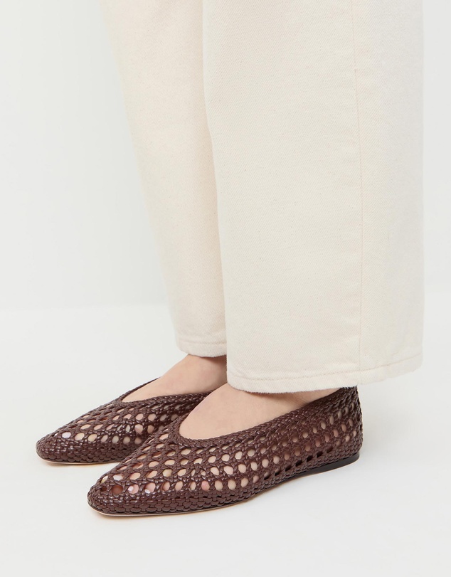 Loeffler Randall - Emery Woven Ballet Flats