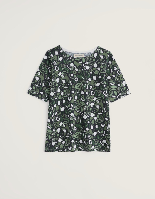 Seasalt - Poisson Printed T-Shirt in GOTS-Certified Organic Cotton Jersey