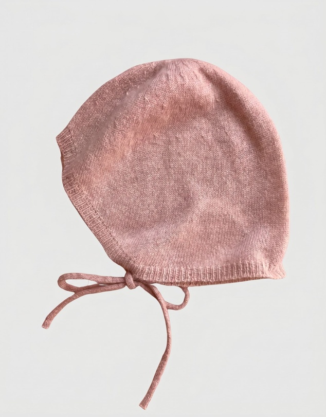 SILK MAGNOLIA - 100% Cashmere Baby Bonnet
