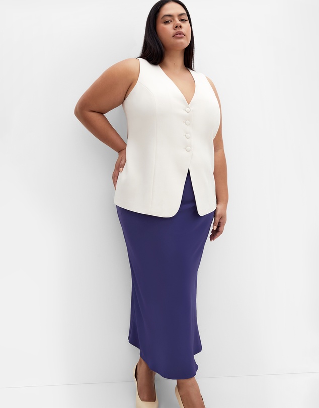 City Chic - Fountain Court Skirt - ink