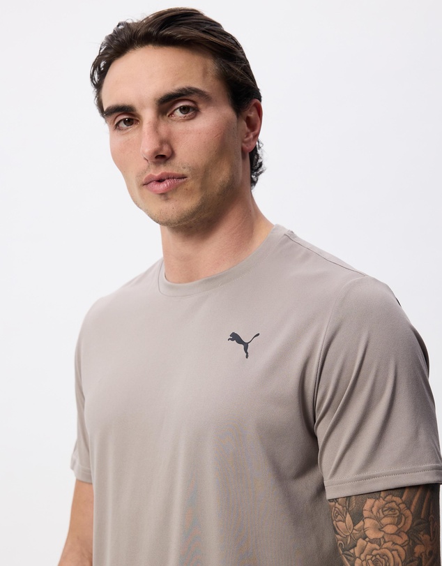 Puma - Train All Day Essentials Solid Cat Tee (LC Small Cat)