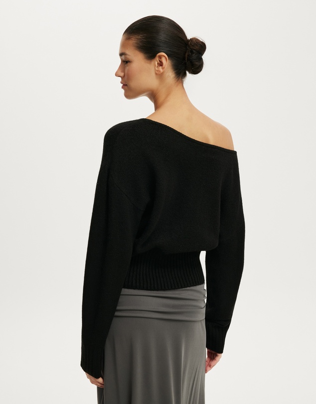 Cotton On - Softest Luxe Off Shoulder Knit Top