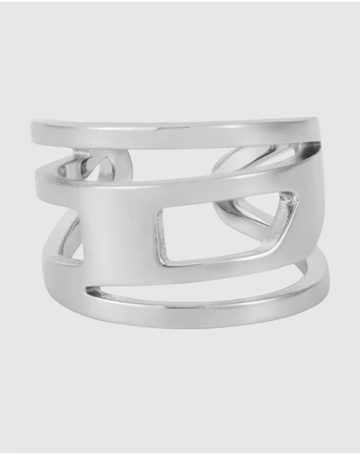 Diesel - Ear Cuff Silver Tone Earring