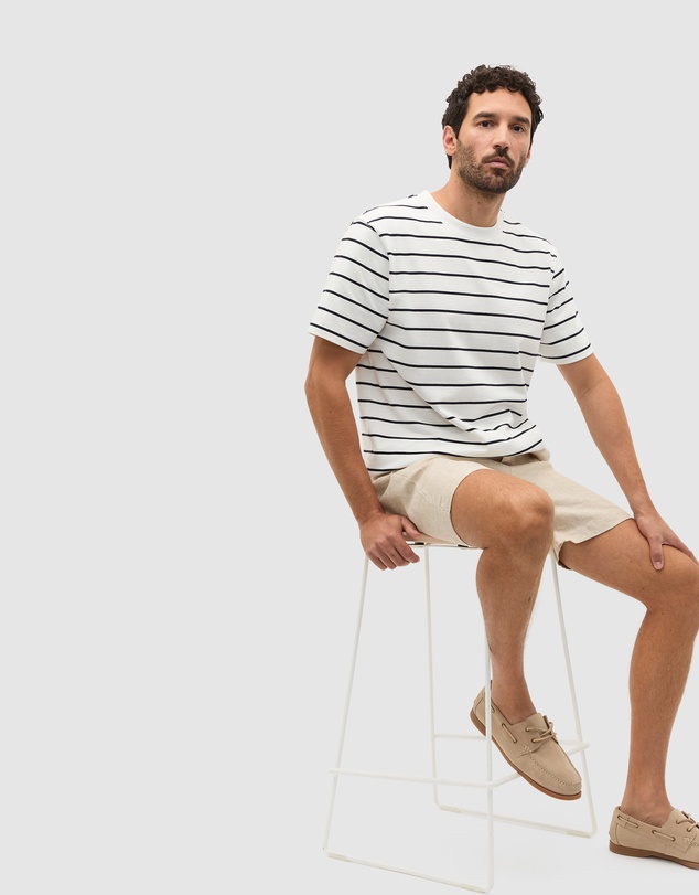 Seed Heritage - Crew Stripe Tee