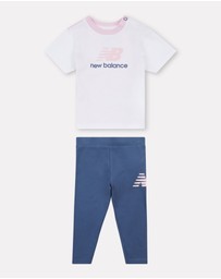 New Balance - Jersey Ringer Tee & Legging Set