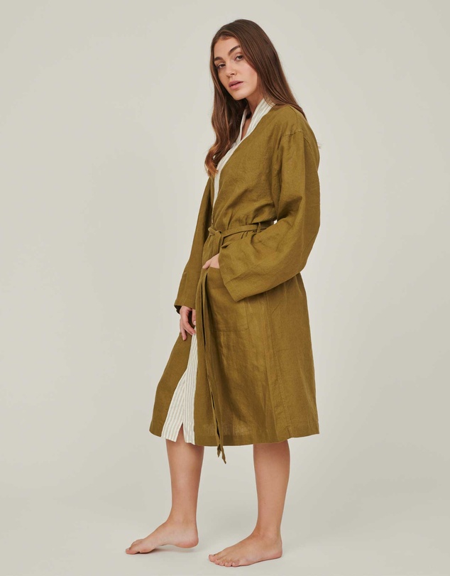 Carlotta + Gee - Linen Robe