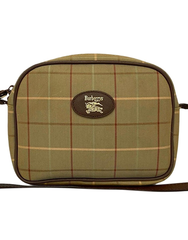 Pre-Loved by Azura Reborn - Pre-Loved Vintage Check Canvas Crossbody