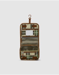 Crywolf - HANGING TOILETRY BAG Field Plaid