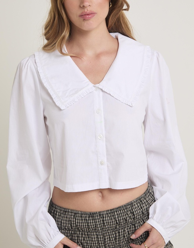 Subtitled - Penny Collar Crisp Shirt