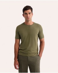 Oxford - Theodore Crew Neck Knitted T-Shirt