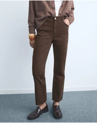 M.N.G - Sienna Flared Cropped Jeans