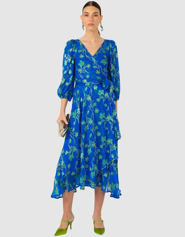 SACHA DRAKE - Water Lily Wrap Dress
