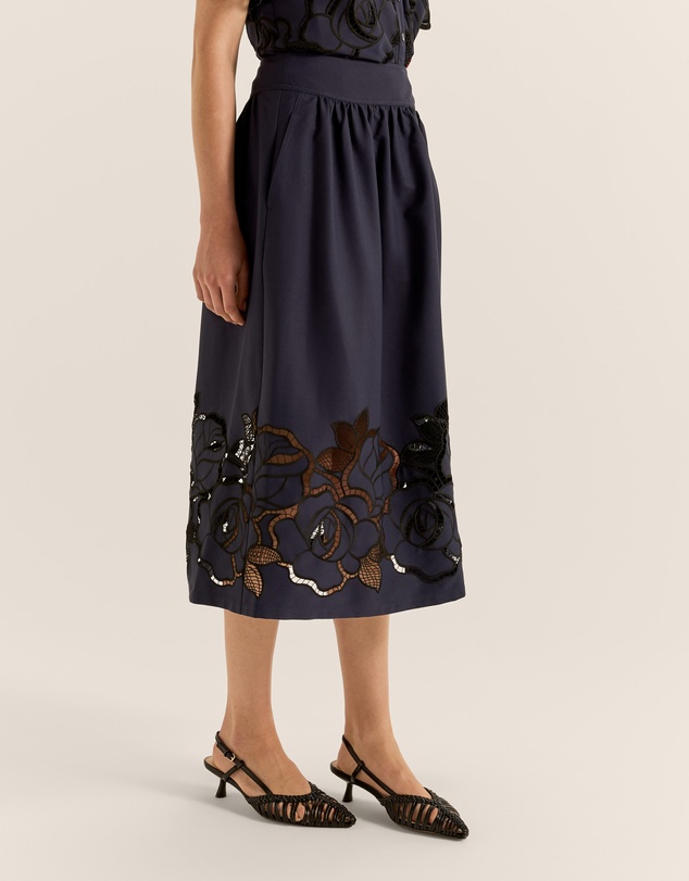 Review - Orchid Lace Midi Skirt