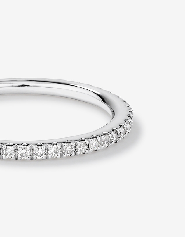 Michael Hill - Wedding Band with 1/5 Carat TW of Diamonds in 14kt White Gold