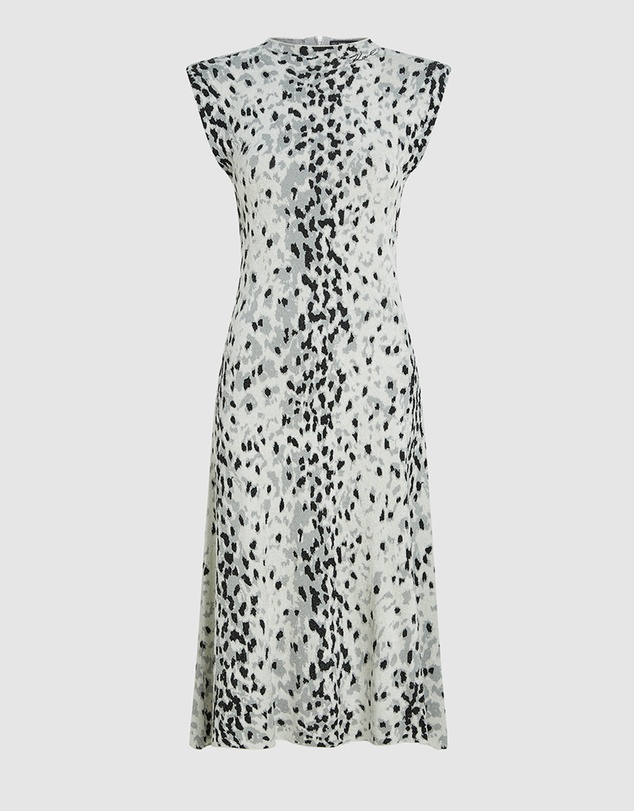 Karl Lagerfeld - Snow Leopard Knit Dress