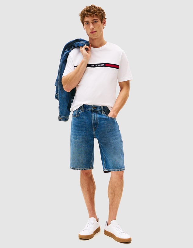 Tommy Hilfiger - Crew Neck Logo Panel T-Shirt