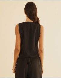Atmos&Here - Freida Wrap Vest Top