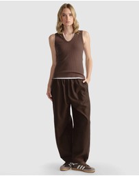 Decjuba - D-Luxe Barrel Twill Pants