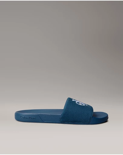 Calvin Klein - Canvas Contoured Logo Sliders