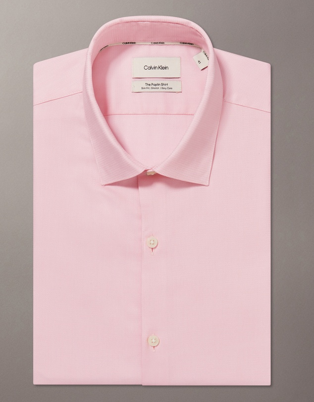 Calvin Klein - Poplin Stretch Dress Shirt