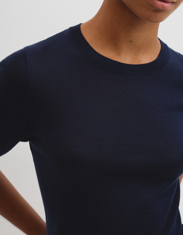 Country Road - Merino Short Sleeve Knit T-shirt