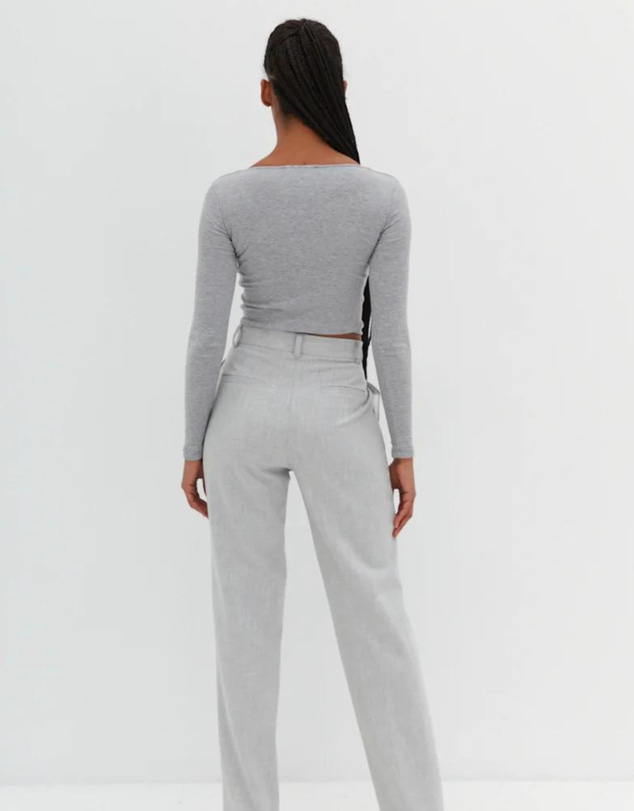 Style Addict - Crop Square Neck Top