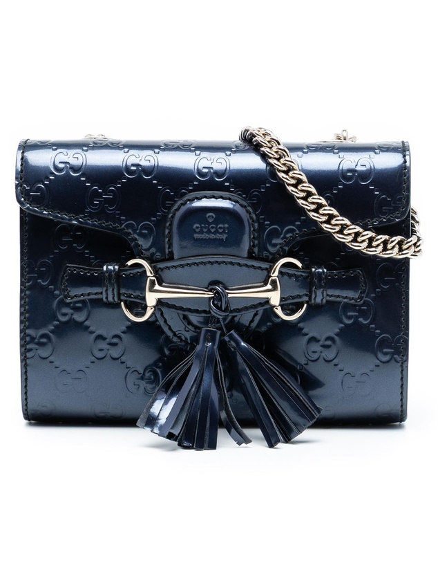 Pre-Loved by Azura Reborn - Pre-Loved Mini Patent Guccissima Emily Crossbody