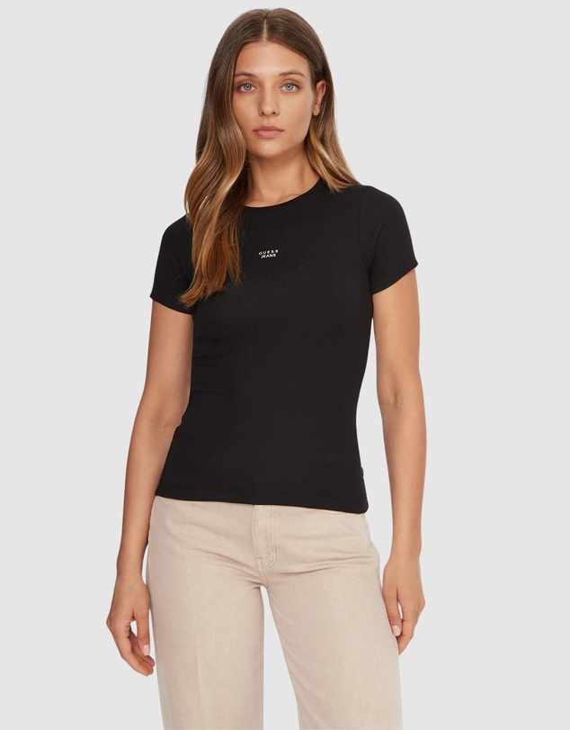 GUESS - GUESS JEANS Slim Short Sleeve Top