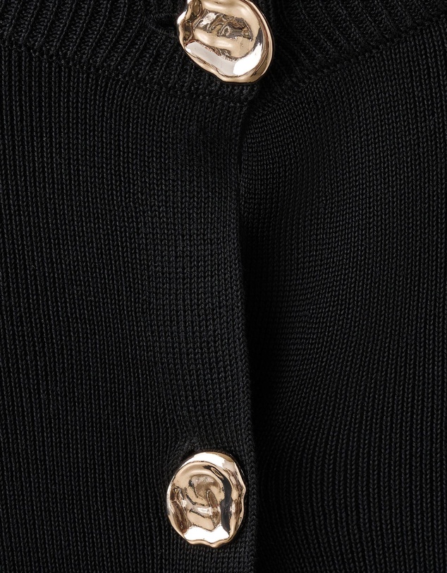 M.N.G - Knitted Cardigan With Jewel Button