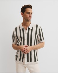 Country Road - Organically Grown Cotton Stripe Knit Shirt