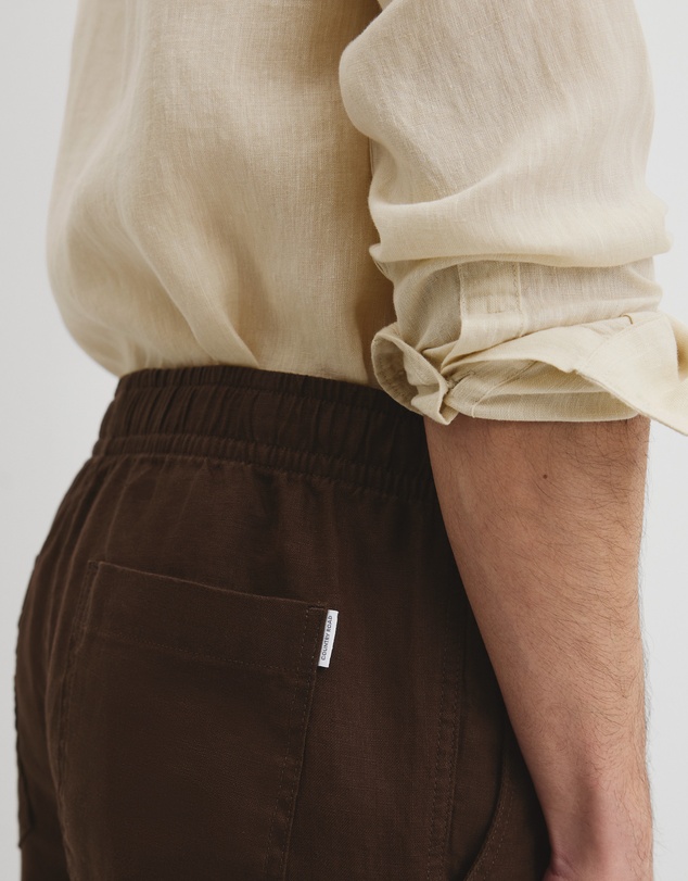 Country Road - Organically Grown Linen Drawcord Short