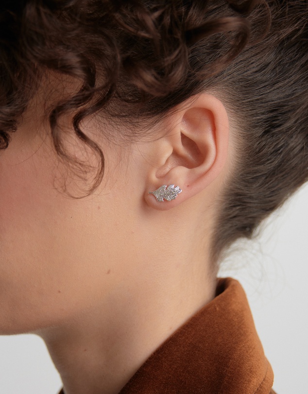 Karen Walker - Leaf Studs