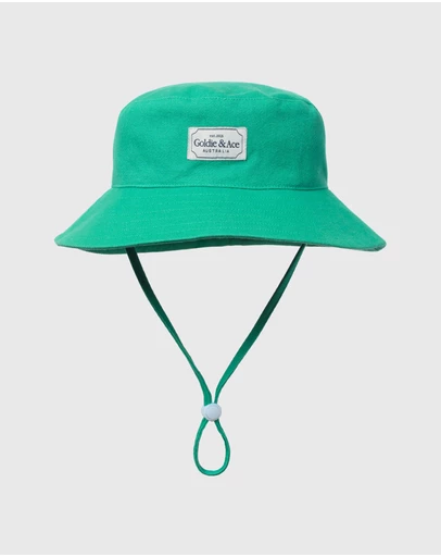 Goldie + Ace - Lightweight Denim Bucket Hat - ICONIC EXCLUSIVE - Babies-Teens