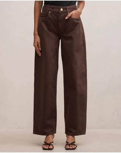 Forever New Petite - Emma Petite Mid Rise Barrel Jeans