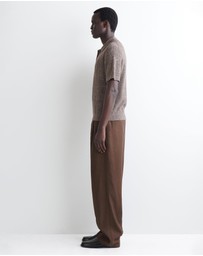 COS - Cashmere-Linen Polo Shirt