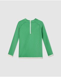 Zulu & Zephyr Mini - Mini Stripe Rib Rashie - Kids-Teens