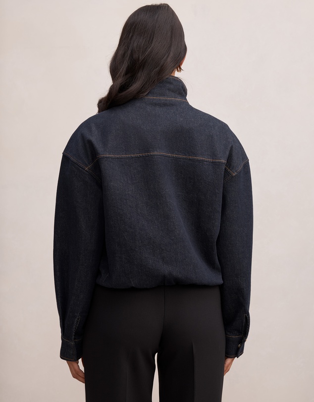 Forever New - Lola Funnel Neck Denim Jacket